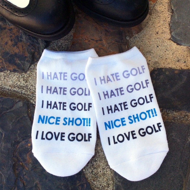 Golf Socks for Men and Women Funny Golf Socks Make Fun Gifts Etsy