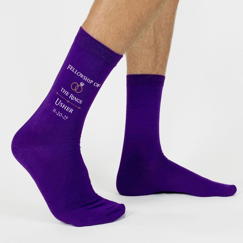 Be sure to message us with any custom requests! We are happy to help. We specialize in custom printed socks for all occasions.