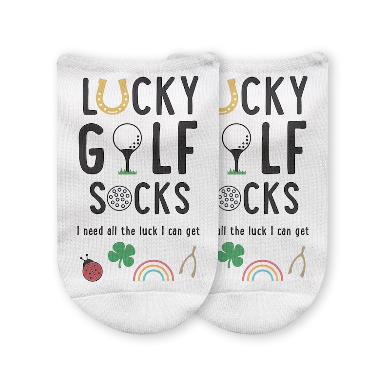 Our printed golf socks make great gifts for your golf group or tournament tee gift. Send us a message about discounted bulk pricing!
