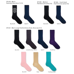 Wedding Party Socks with Funny Sayings, Officiant and Groomsmen Socks, Best Value Wedding Theme Socks for Each Wedding Role image 9