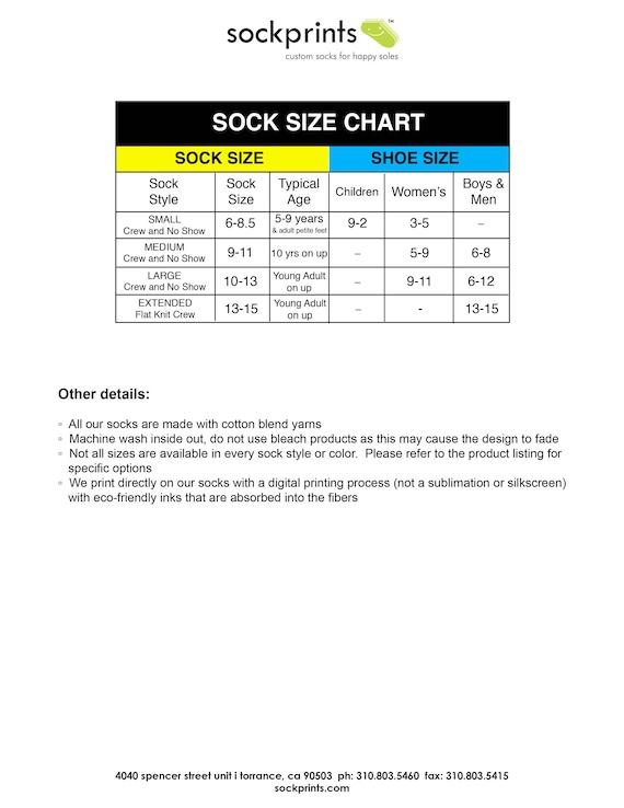 Sock size for 9 year old boy sale