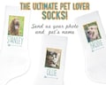 Personalized Pet Photo Socks: Custom Animal Lover Gift