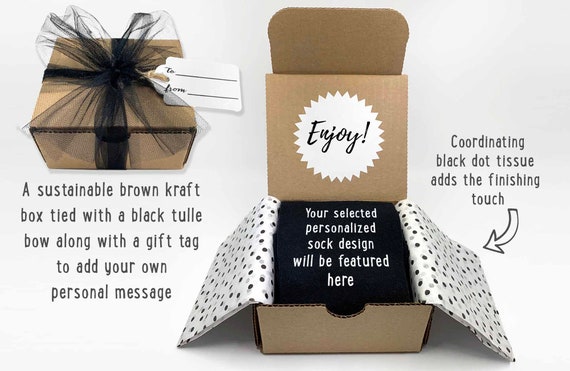 Caja calcetines - regalo personalizado