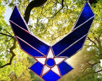 Suncatcher - U. S. AIR FORCE Stained Glass Logo