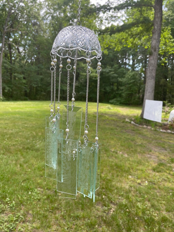 Fused glass windchime Fused glass windchime