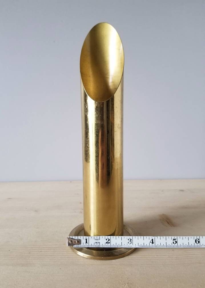 Vintage brass match holder fireplace accessories match box match