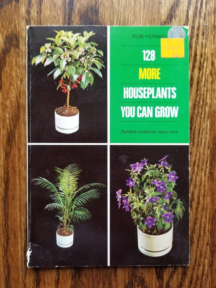 Vintage houseplant books set of 3 Indoor Houseplants house plant