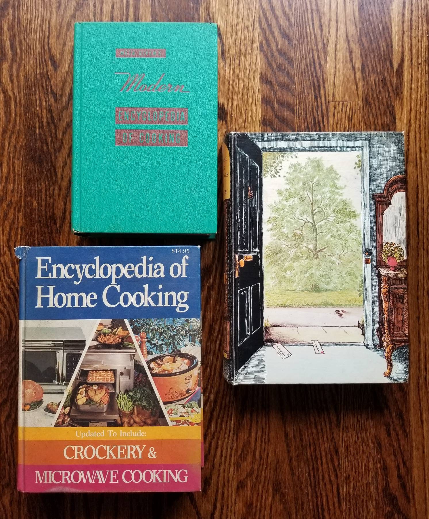 Vintage set of 3 cookbooks Pepperidge Farm cookbook Encyclopedia of