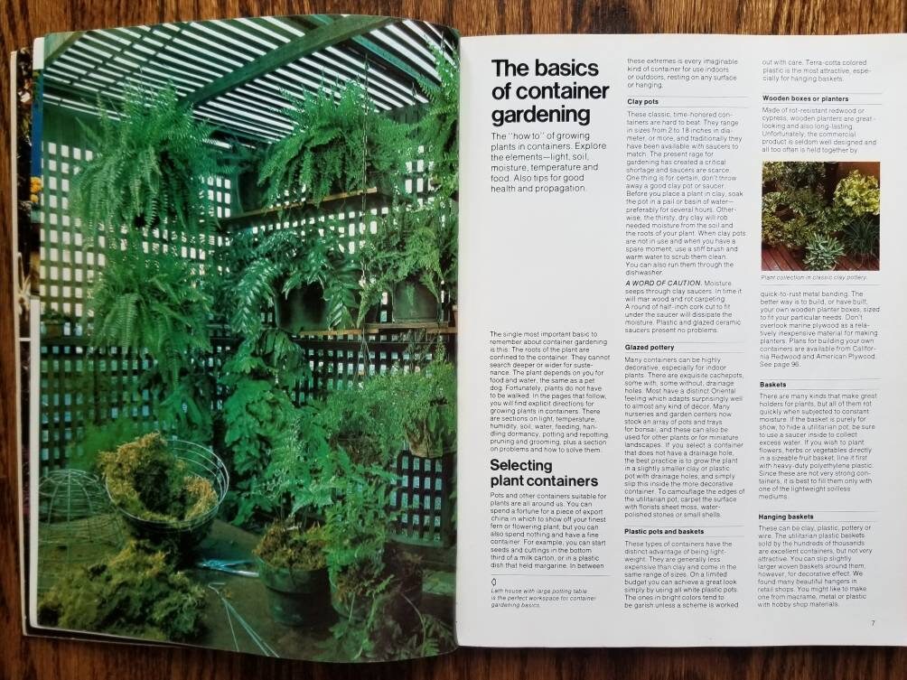 Vintage houseplant books set of 3 Indoor Houseplants house plant