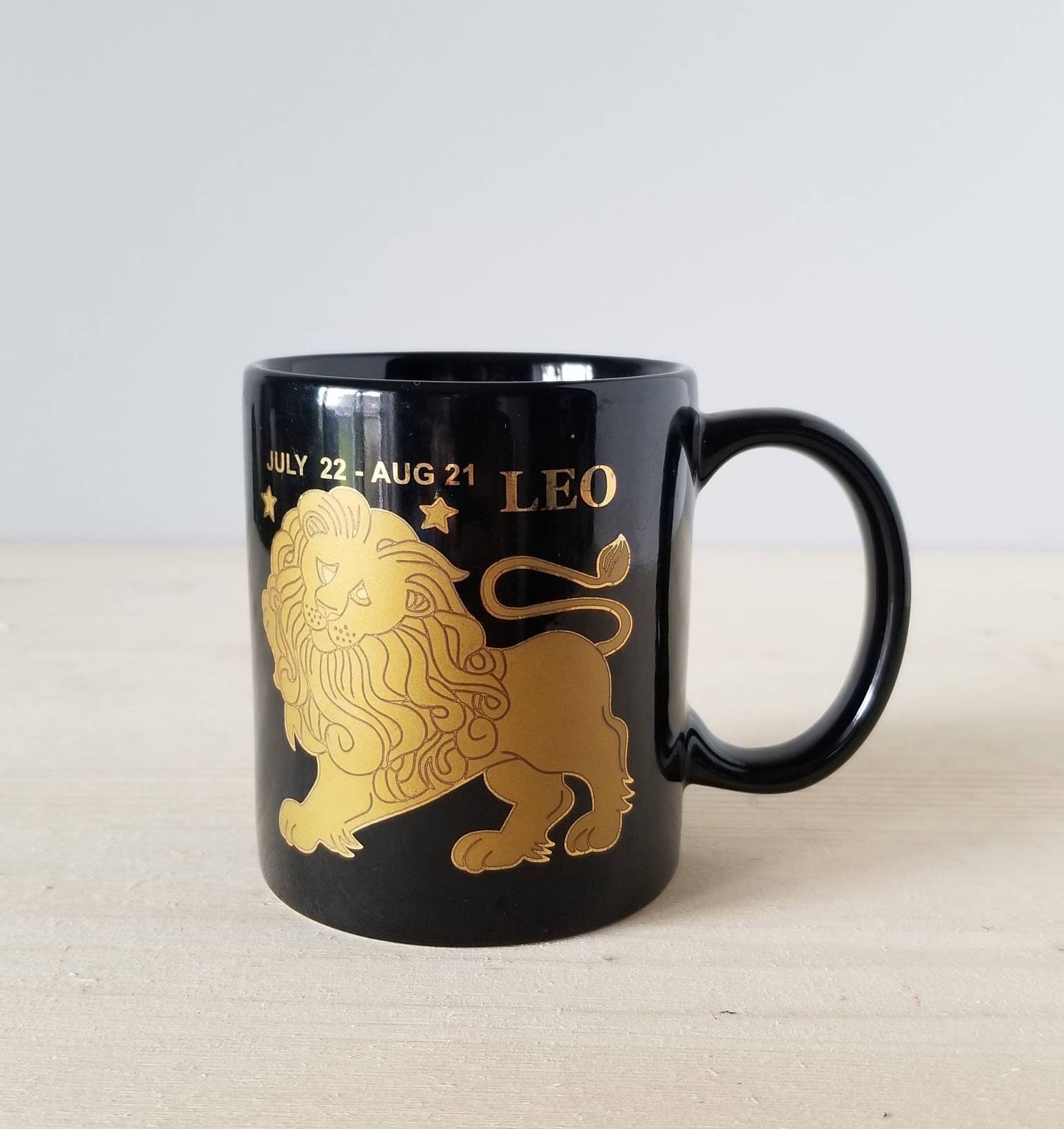 Vintage Zodiac mugs astrology coffee mug Horoscope cups