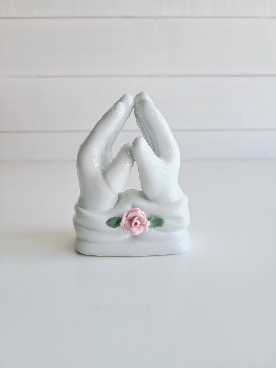 Vintage Ceramic Praying Hands Ceramic Hand Religious Decor Etsy