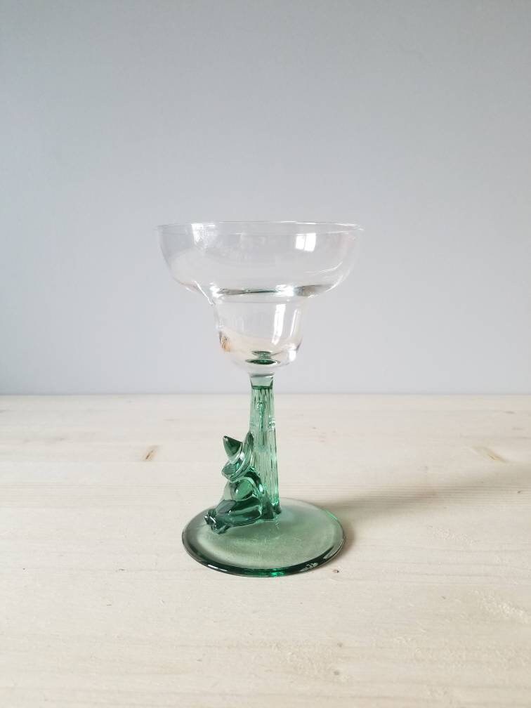Vintage margarita glasses set of 4 Luminarc sleeping farmer margarita
