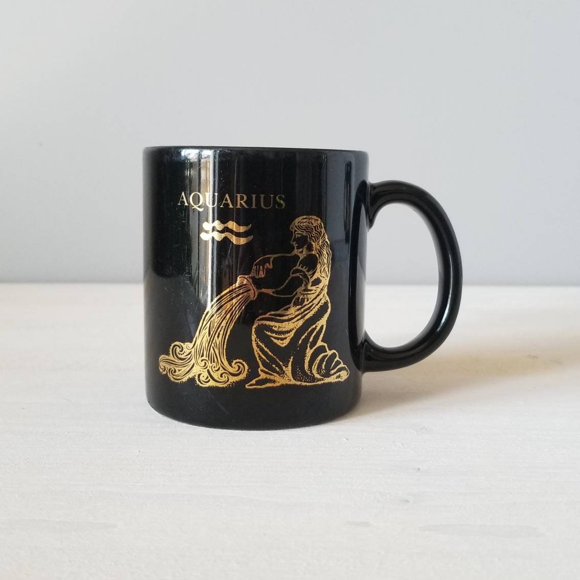 Vintage Zodiac mugs astrology coffee mug Horoscope cups