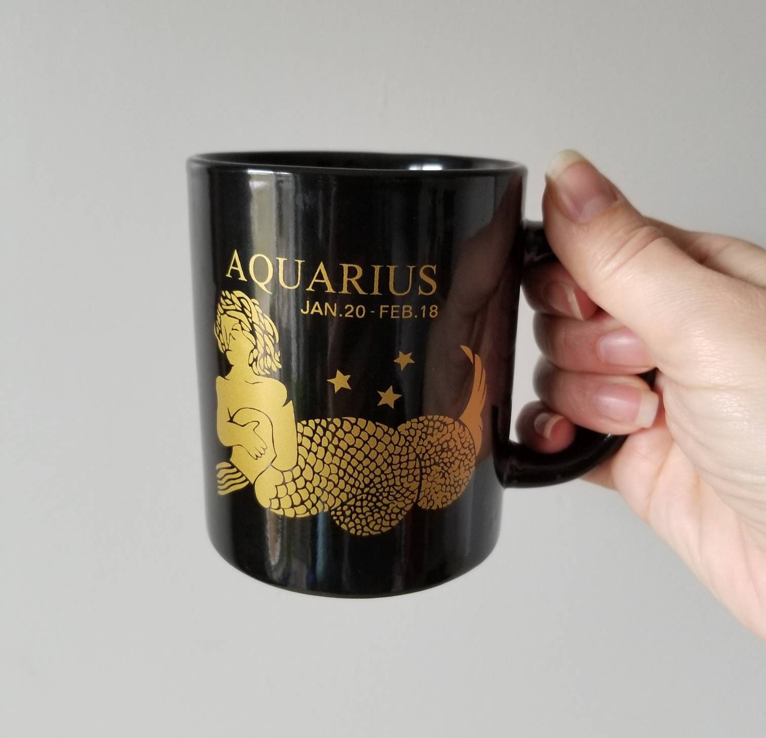 Vintage Zodiac mugs astrology coffee mug Horoscope cups