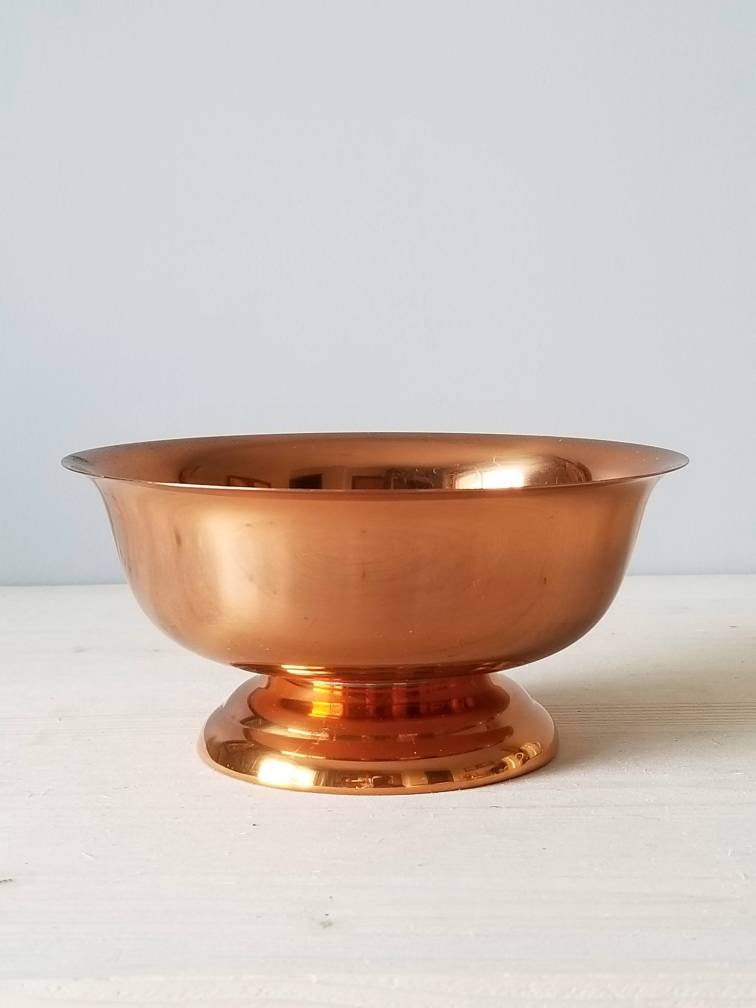 Vintage copper bowl Coppercraft Guild decorative bowl