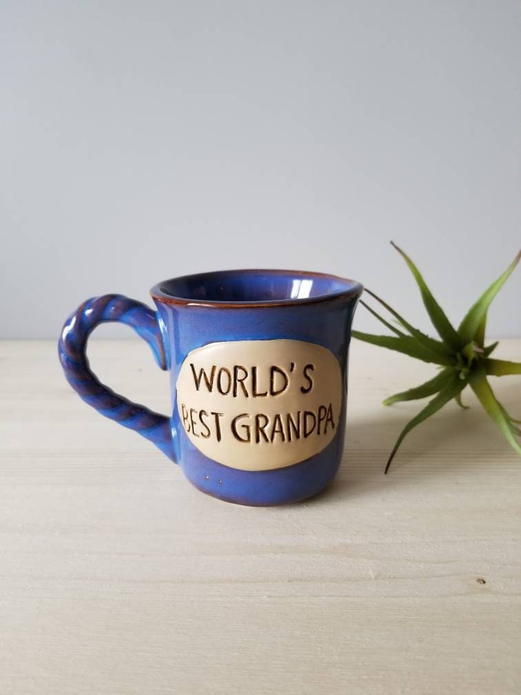 Vintage mug world's best Grandpa Father's day gift new grandfather