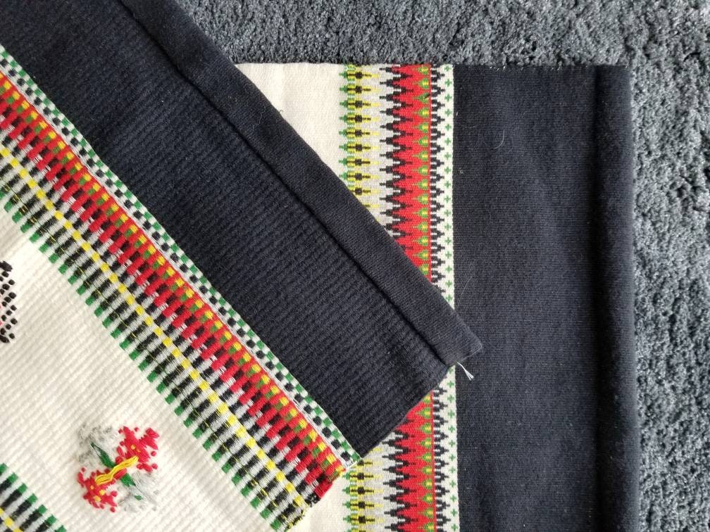 Vintage wool wall hanging rug wool rug