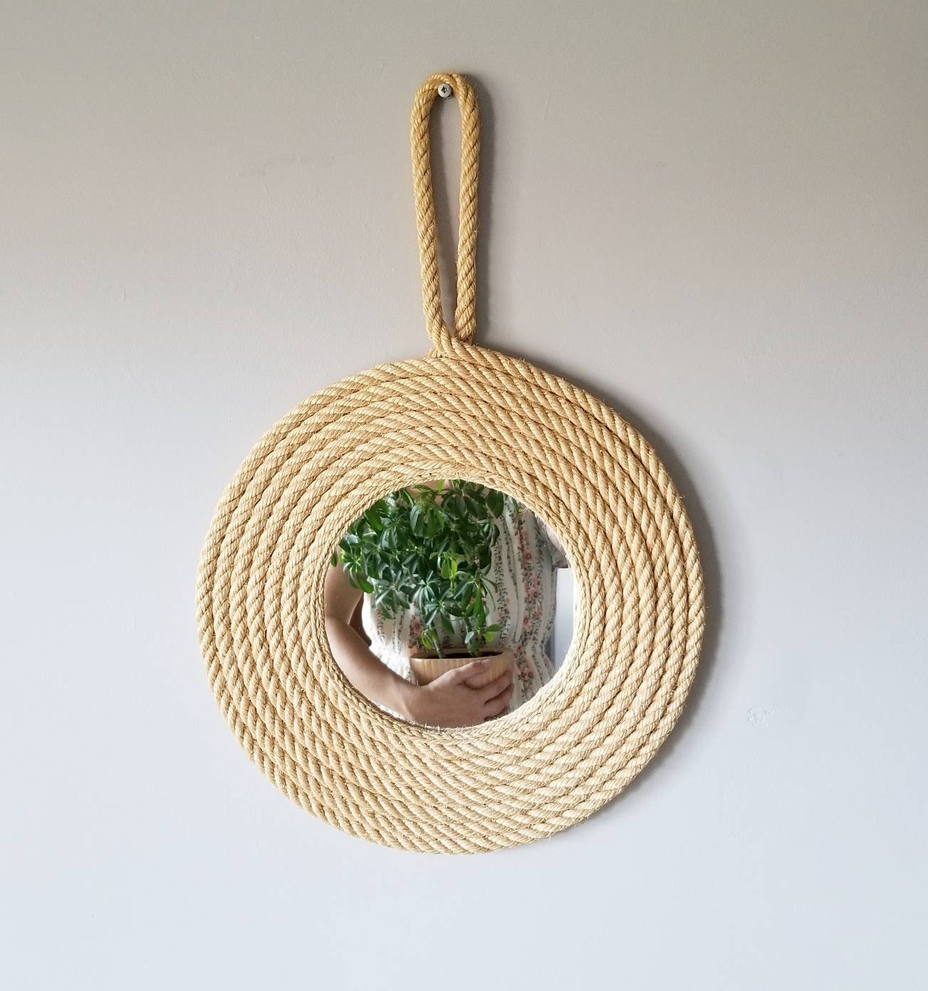 Rope Mirror Nautical Home Decor Beach House