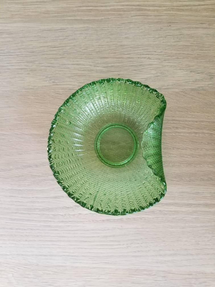 Vintage glass bowls. Assorted colored dishes. Victorian style glassware