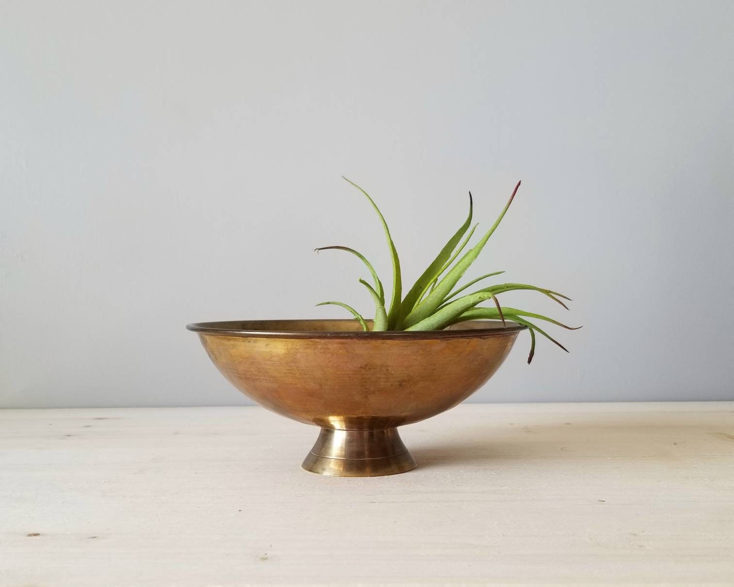 Vintage brass bowl hammered brass decorative bowl