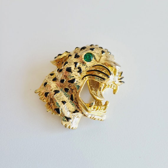 Vintage jewellery panther leopard - Gem