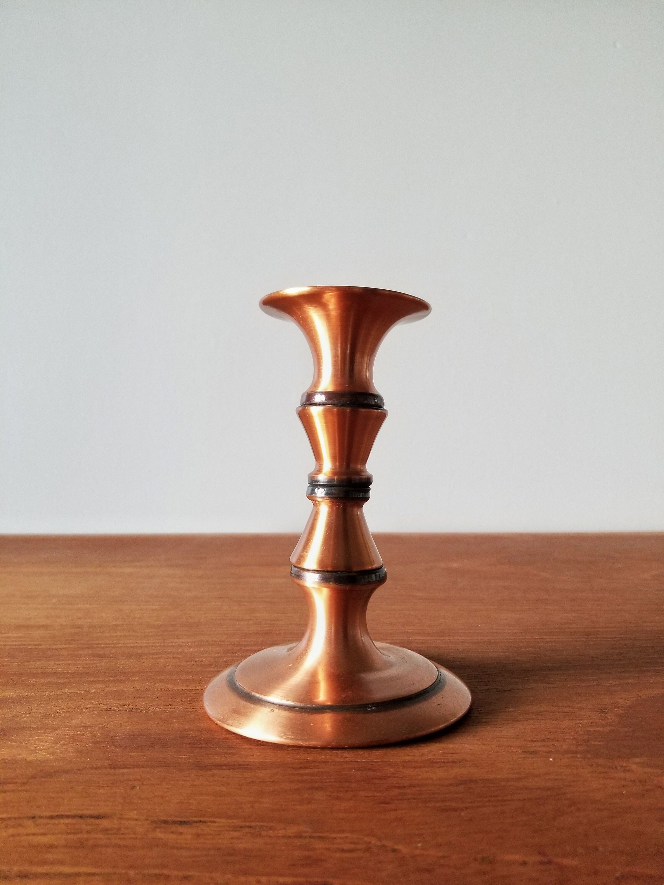 Vintage copper candlestick holders copper decor candlesticks