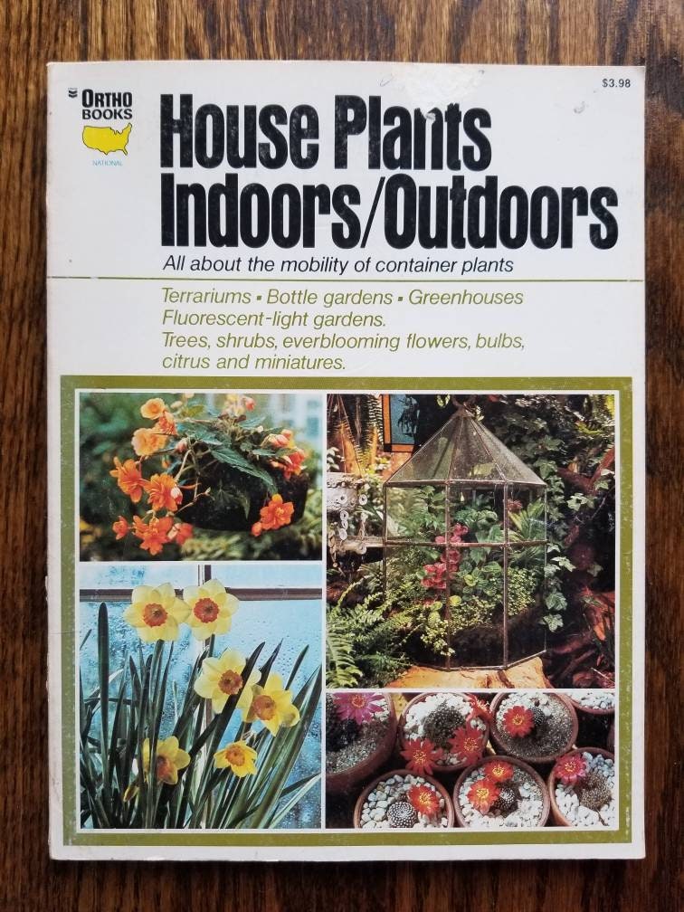 Vintage houseplant books set of 3 Indoor Houseplants house plant