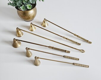 Vintage brass candle snuffer | candle extinguisher | assorted styles