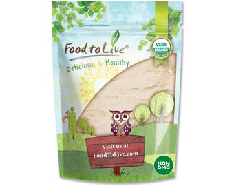 Organic Coconut Flour - Non-GMO, Kosher, Raw, Vegan, Unsweetened, Unrefined, Unsulfured Fine Powder, Bulk