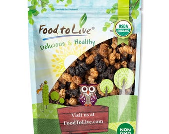 Organic Mulberry Mix – Non-GMO, Vegan, Kosher, Bulk - by Food to Live