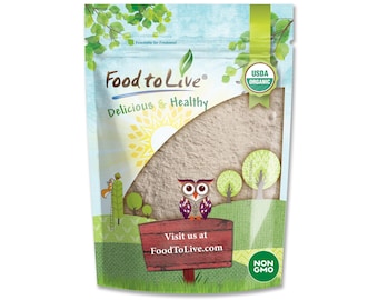 Organic Spelt Flour - Whole Grain, Non-GMO, Raw, Vegan, Bulk, Great for Baking Bread, Product of the USA