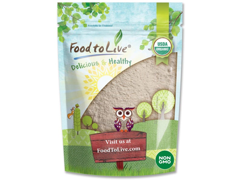 Organic Spelt Flour - Whole Grain, Non-GMO, Raw, Vegan, Bulk, Great for Baking Bread, Product of the USA image 1