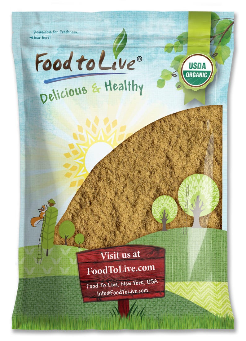 Organic Ginger Root Powder – Non-GMO, Kosher, Bulk, Raw Ground Ginger Root, Flour, Sirtfood image 2