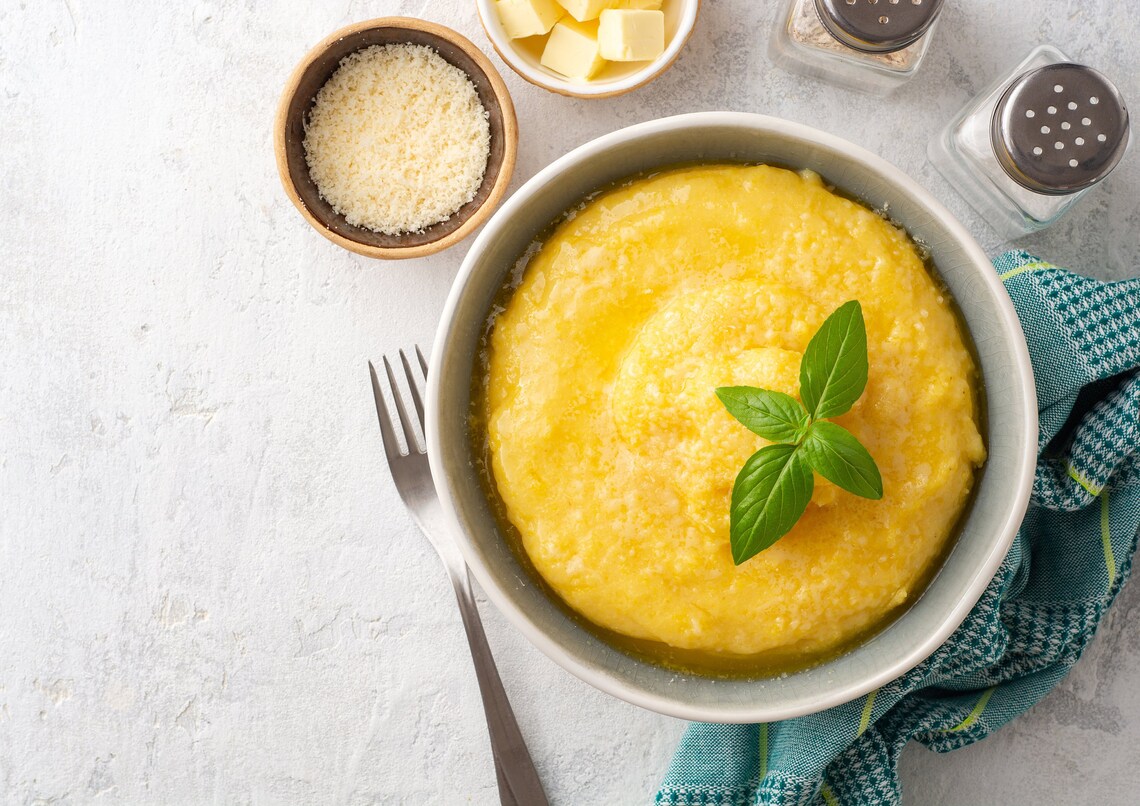 Polenta Yellow Corn Grits Ground Cornmeal Quick Cooking Etsy