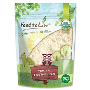 Organic Almond Flour – Extra Fine Blanched Prime Meal, Non-GMO, Low Carb, Culinary Grade, Kosher, Keto, Paleo, and Vegan Super Powder, Bulk image 1
