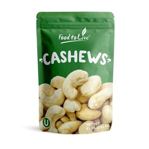 Dry Roasted Whole Cashews with Himalayan Salt — Oven Roasted Lightly Salted Fancy Cashew Nuts, No Oil Added, Vegan, Kosher, Non-GMO Verified bild 9