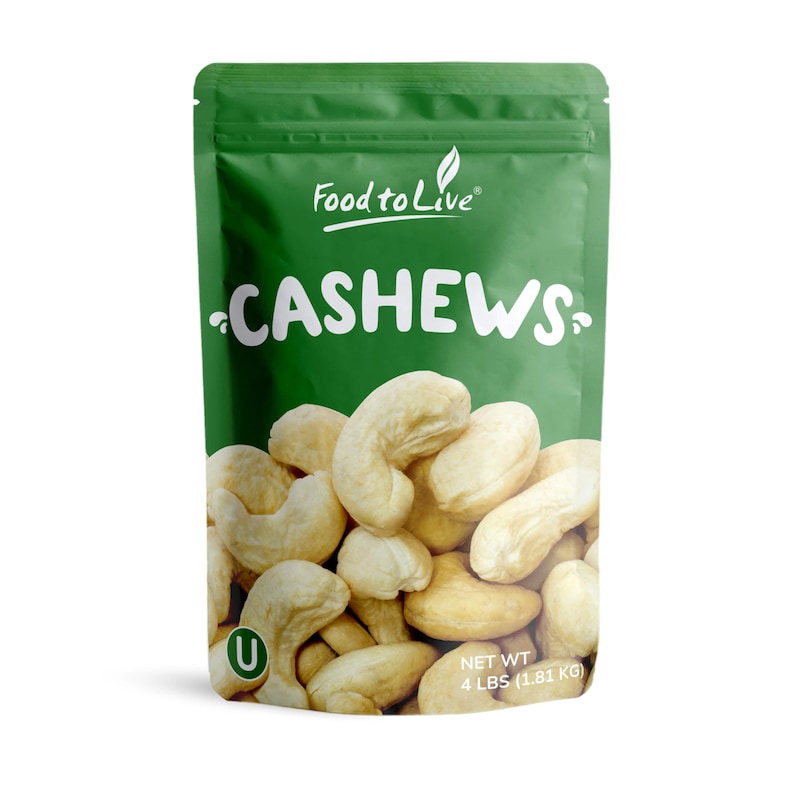 Dry Roasted Whole Cashews with Himalayan Salt — Oven Roasted Lightly Salted Fancy Cashew Nuts, No Oil Added, Vegan, Kosher, Non-GMO Verified bild 9