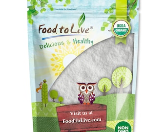 Organic Powdered Cane Sugar – Non-GMO, Vegan, Bulk – by Food to Live
