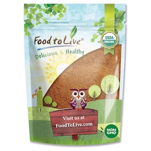 Organic Cocoa Powder - Natural, Unsweetened, Non-Dutched, Non-GMO, Kosher, Sirtfood, Bulk