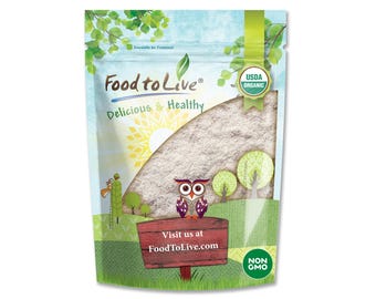 Gluten Free Organic Brown Rice Flour – Non-GMO Whole Grain Flour, Fine Meal, Vegan, Bulk.