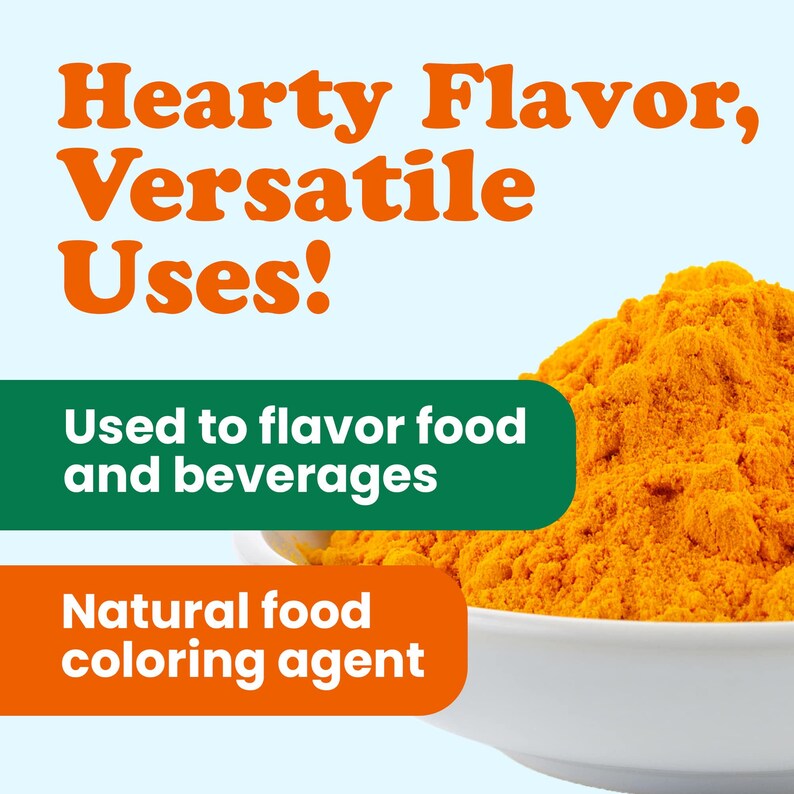 Organic Turmeric Powder — Rich in Curcumin, Non-GMO, Ground Turmeric Root, Raw, Kosher, Vegan, Sirtfood, Bulk image 9