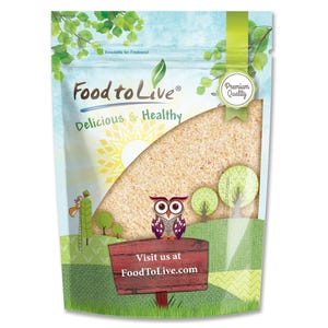 Granulated Garlic – Dried Coarse Garlic Granules, Raw, Vegan, Bulk Spice, High in Vitamin B, Dietary Fiber, Selenium, Pure Garlic Flavor