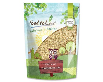 Buckwheat Groats – Hulled Whole Grains, Raw, Kosher, Vegan, Sirtfood, Bulk, Good Source of Dietary Fiber, Copper, Magnesium, Manganese