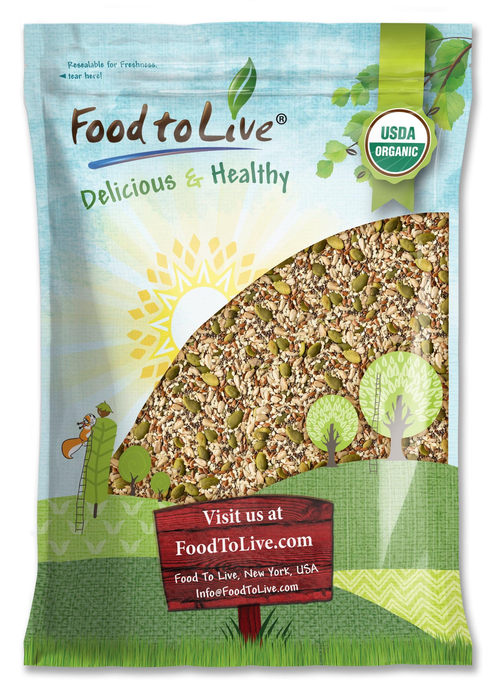Organic Super 5 Seeds Mix – A Non-gmo Blend of Flax Seeds, Sesame Seeds ...