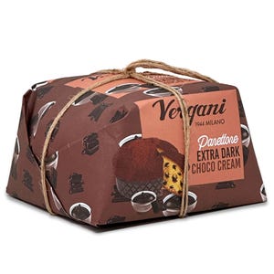 Vergani Extra Dark Chocolate Panettone -Premium Gift-Boxed Dessert