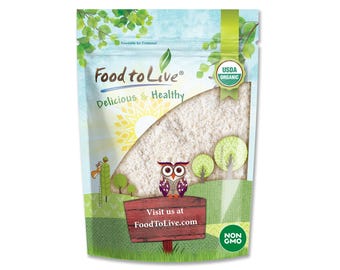 Harina de trigo sarraceno orgánico descascarillado – Sin OGM, granos de trigo sarraceno crudo finamente molidos, kosher, vegano, en polvo a granel. Buena fuente de fibra y proteínas.