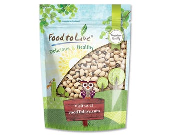 Black-Eyed Peas – Raw Dried Whole Cow Peas, Vegan, Sproutable, Bulk Black-Eyed Peas. High in Dietary Fiber