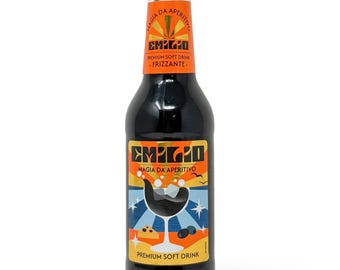 Acetaia Terra del Tuono Emilio Sparkling Balsamic Vinegar Drink, 6.76 fl.oz (200ml)