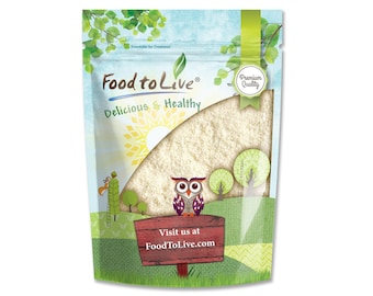 Blanched Almond Flour — Finely Milled, Raw, Vegan, Keto, Paleo, Kosher, Bulk, Low Sodium, Low Carb. Good Source of Fiber
