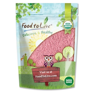 Organic Pomegranate Juice Powder — Non-GMO, Unsulfured, Raw, Dried Fruit, Vegan, Bulk, No Added Sugar, No Sulphites